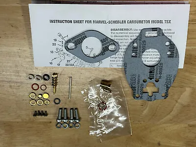 Marvel Schebler TSX Small Bowl Carburetor Rebuild Kit • $27.95