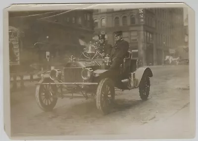 Vintage 1910s NYPD Ford Model T & Model T With Flatbed Trailer Photos #12 (2pc) • $20.50