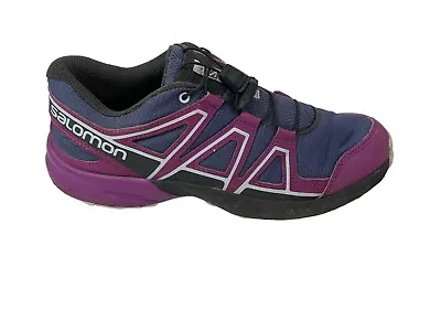 £31.10 • Buy Salomon Shoes Womens Sz 6 Purple Contagrip X Ultra Running Trail Hiking 159817