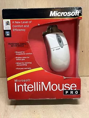Microsoft Intelli Mouse PRO New Sealed Wheel Mouse Optical Intellimouse • $59.99