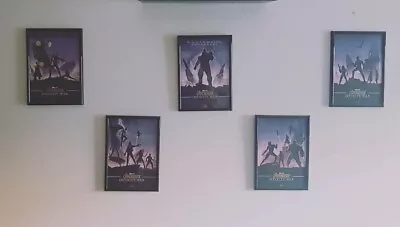 Framed Odeon Marvel Avengers Infinity War Poster Full Set  • £25