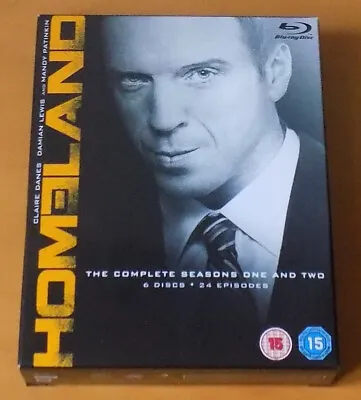 Homeland Blu-ray. Seasons 1 & 2. • £3.75