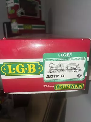 LGB 2015D LEHMANN G SCALE Boulder Steam Loco And Tender C7/EX • $228