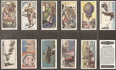 Kelloggs-full Set- Famous Firsts 1963 (12 Cards) Excellent • £1.19