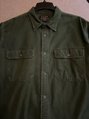 Filson Field Flannel XL Long Forest Green • $15