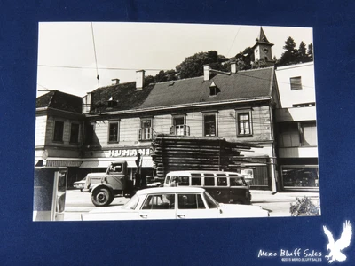 $6 • Buy VW Bus HUGE Truck Load Of Logs Clock Tower Street Scene Vacation Photo GERMANY?