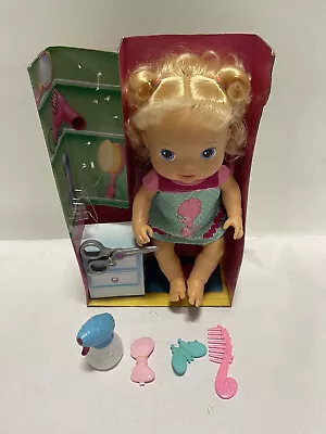 Baby Alive Beautiful Now Baby Style Her Hair Blonde Doll With Acessories • $79.99