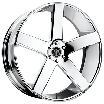 1 22 Inch Chrome Wheels Rims DUB BALLER S115 22x9.5  19mm 6x5.5 Lug Chevy GMC • $612