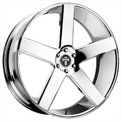 1 24 Inch Chrome Wheels Rims DUB BALLER S115 24x10  31mm 6x5.5 Lug Chevy GMC • $822