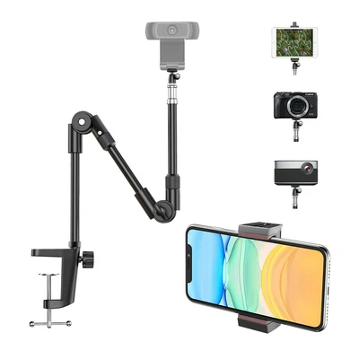 $29.99 • Buy 25  Webcam Camera Desk Clamp Mount Scissor Arm Stand Holder For Logitech Gopro