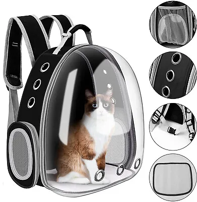 £21.29 • Buy Pet Puppy Carrier Backpack Travel Space Capsule Dog Cat Bag Breathable Astronaut