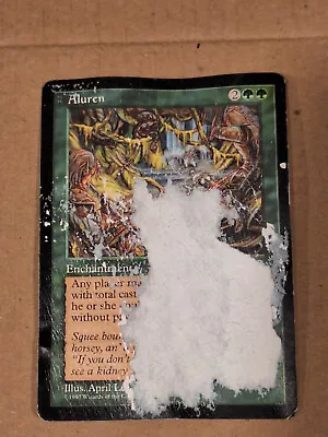 Aluren - Magic The Gathering MTG Tempest - The Worst Condition Ever • $15