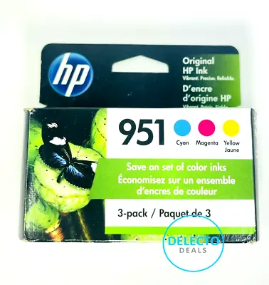 3-pack Hp Genuine 951 Color Ink Officejet Pro 8100 8110 251dw 276dw New 2024 • $42.70