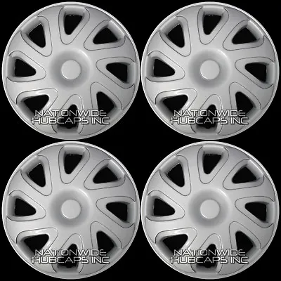 $54.99 • Buy 14  Set Of 4 Hubcaps Wheel Covers Snap On Full Hub Caps Fit R14 Tire & Steel Rim