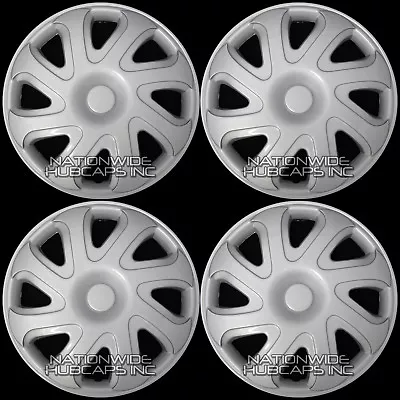 $54.99 • Buy 14  Set Of 4 Hubcaps Wheel Covers Snap On Full Hub Caps Fit R14 Tire & Steel Rim