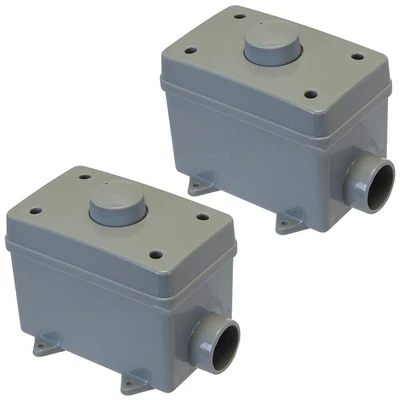 $67.49 • Buy 2 Pcs Outdoor Speaker Volume Controller Weatherproof Wall Mount RMS 100W Gray