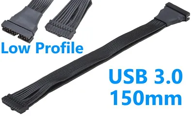 £6.79 • Buy Low Profile USB 3.0 19 Pin Internal Extension Cable, PC, 150mm / 15cm - AKASA 