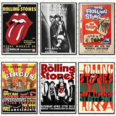 £4.95 • Buy BEST MUSIC BANDS METAL SIGNS A43 Pub Bar Shed Wall Art Cave Gig Concert Poster