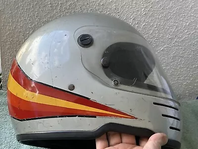 Vintage Simpson Motorcycle Racing Helmet 7 3/8 • $59.99