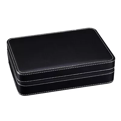 10-Slot PU Leather Watch Travel Case Zippered Display Box Storage Organizer • $28.99