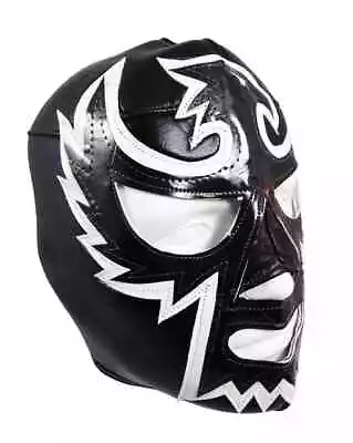 HALCON NEGRO (pro-fit) Adult Lucha Libre Mexican Wrestling Mask - Black • $19.99