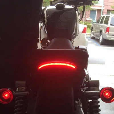 Motorcycle 48LED Strip Running Brake Turn Signal Tail Light For Harley Sportster • $9.99
