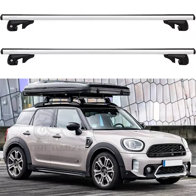 53  Roof Rack Cross Bar Luggage Carrier + Lock For Mini Cooper Countryman 10-16 • $139.29