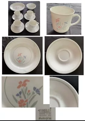 VINTAGE Corelle Dinnerware Set STENCIL GARDEN 14-Piece Set • $58.88