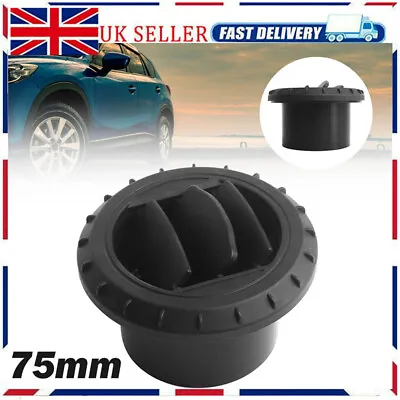 75mm Air Vent Ducting Outlet Exhaust Connector For Webasto Eberspacher Heater UK • £9.73