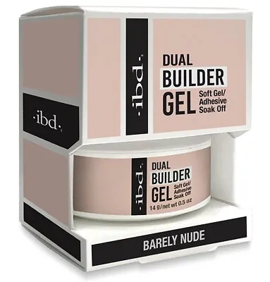 Ibd Soft Gel Dual Builder Gel - Barely Nude - 14 ML / .5 Fl Oz New Product 2023 • $14.99