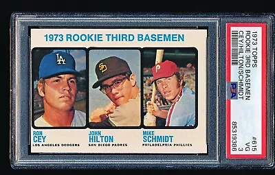 1973 Topps MIKE SCHMIDT Rookie #615 PSA 3 • $149