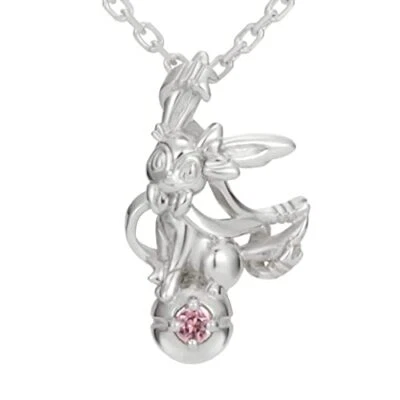 £151.25 • Buy U-treasure Pokemon Nymphia Sylveon & Pokeball Necklace Silver Unisex Goods Toy