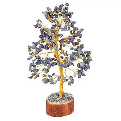 Assorted Lapis Lazuli Gemstone Money Tree Feng Shui Good Luck Bonsai Reiki  • $17.49