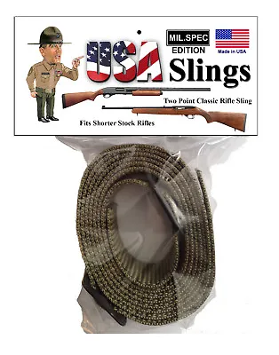 Rifle Sling OD Green Mil.Spec - 2 Point Gun Sling  • $19.99