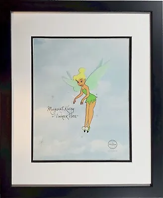 🟢 Tinker Bell NEW Frame Playful Pixie Cel Disney Sericel Signed Margaret Kerry • $838.67