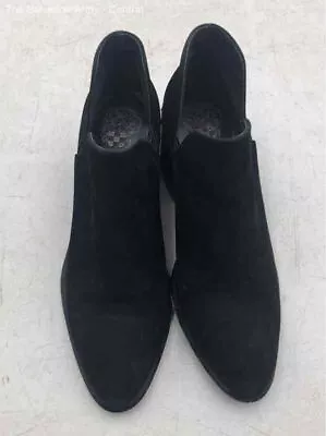 Vince Camuto Womens Black Leather Cutout Block Heel Ankle Booties Size 7 • $7.99