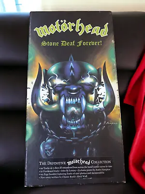 Motorhead Stone Deaf Forever! - 5 Cd Box Set With Poster And Pristine Book Euc • $239.99