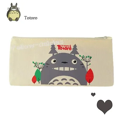 £3.50 • Buy 1 Totoro Studio Ghibli Pencil Case Beige New UK