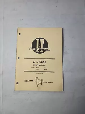 I&T Shop Service Ford SHOP MANUAL C-34 J.I. Case 2099 2590  G681 • $30