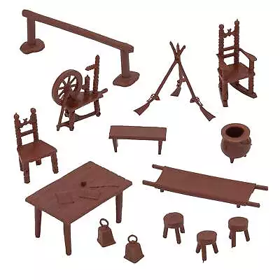 BMC Marx Recast Colonial Revolutionary War Furniture Plastic Playset Accessory • $11.90