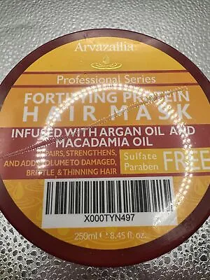 Arvazallia Argan Oil  Macadamia Oil Fortifying Protein Hair Mask • $13.90