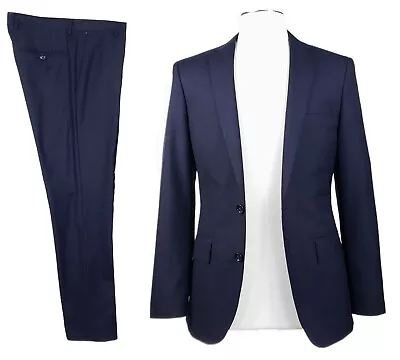 J.CREW X Loro Piana 34S Navy Blue Ludlow Suit Flat Pants 32x30 • $195