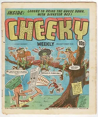 Cheeky Weekly Comic 22nd September 1979 - Combined P&P • £1.25