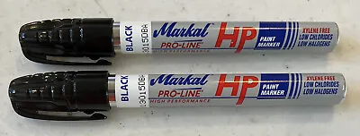 [2 Pack]MARKAL Black Pro-Line High Performance Paint Marker 96963 • $12.95