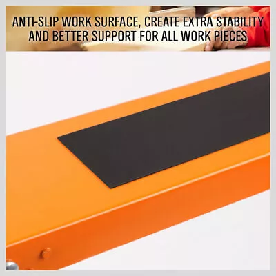 2Pc Mastercraft Sawhorse Metal Folding Non-slip Surface Saw Horse 120KG Capacity • $88.89