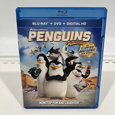 Penguins Of Madagascar Blu-Ray | Dreamworks DVD 🍀Buy 2 Get 1 Free🍀 • $6.97