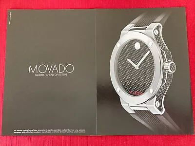 Movado SE Extreme Watch 2011 Print Ad - Great To Frame! • $6.95