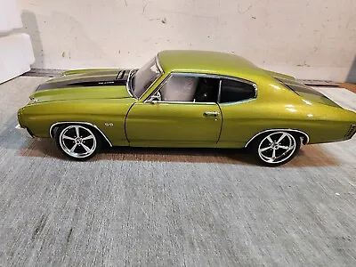 Acme: 1:18 1970 Chevelle Ht Ss Restomod  Citrus Green - A1805525 -free Shipping • $129.99