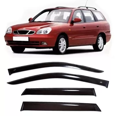 Windows Visors Deflector For Daewoo Nubira Wagon 1997-2003 Sun Rain Guard • $119