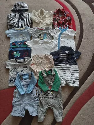 Baby Boy Clothes Bundle 0-3 Months • £12